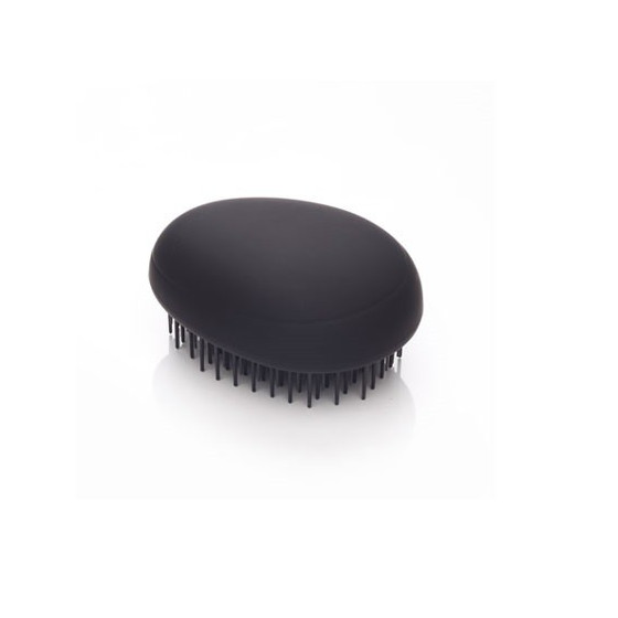 Cepillo desenredante Pebble en negro mate