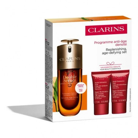 CLARINS DOUBLE SERUM 50ml + MULTI INTENSIVE JOU 15ml +MULTI INTENSIVE NUIT 15ml