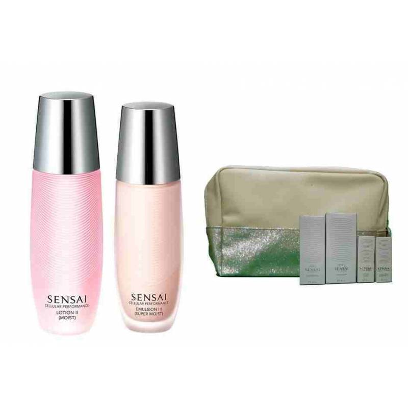 SENSAI PACK LOTION II + EMULSION III + NECESER
