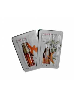 REGALO CLARINS DOUBLE SERUM Y DOUBLE SERUM EYE MUESTRA 0.9ml
