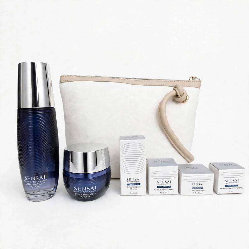 Sensai Extra Intensive Pack Lotion 150ml + Cream 40ml + Mini-Tallas + Neceser Sensai Extra Intensive Pack Lotion 150ml + Cream 40ml + Mini-Tallas + Neceser