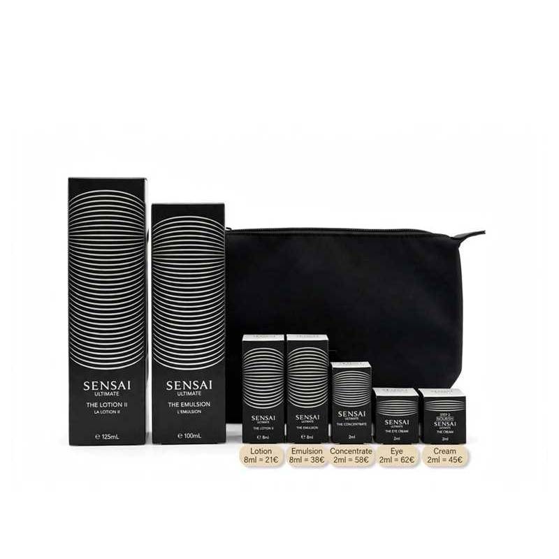 Sensai Ultimate The Lotion II 125ml + The Emulsion 100 ml + Mini-Tallas + Neceser