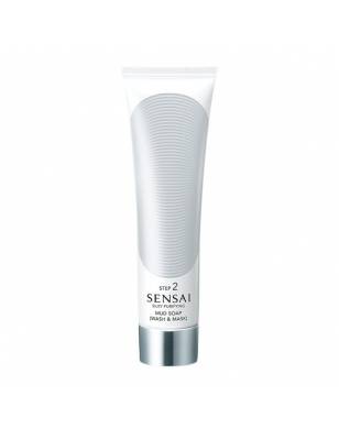 SENSAI SILKY PURIFYING MUD SOAP (WASH & MASK)