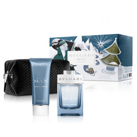 BULGARI  MAN TERRAE ESSENCE ESTUCHE EAU TOILETTE 100ML AFTER SHAVE BALM POUCH